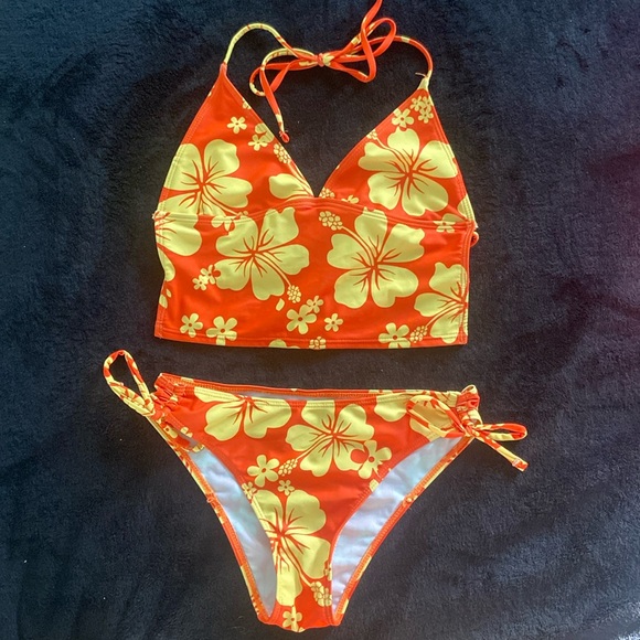 SHEIN tanking | size XS | orange&yellow - Picture 1 of 2